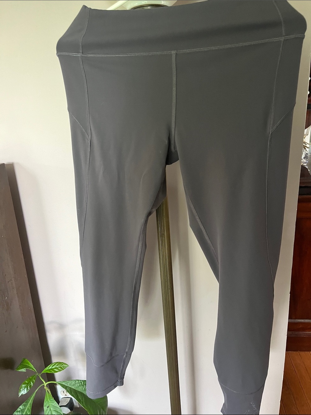 Lululemon Gray High-Rise Performance Leggings